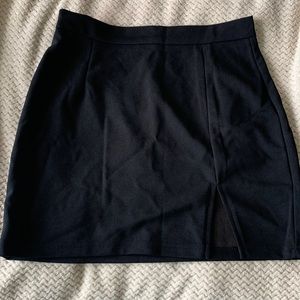 Petite skirt with slit